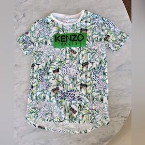 Kenzo Kids Tiger Print Primavera Tee in Boys Size 8